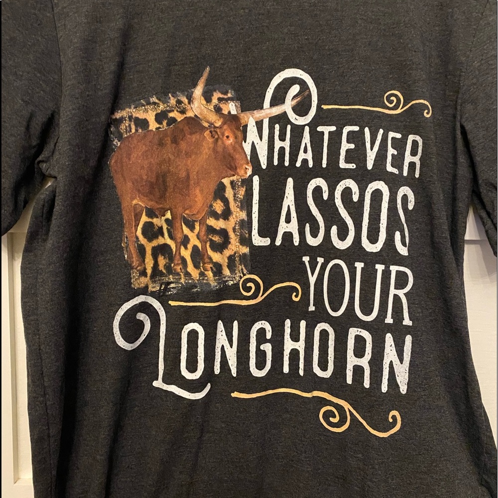 Canvas Longhorn Shirt - Large
